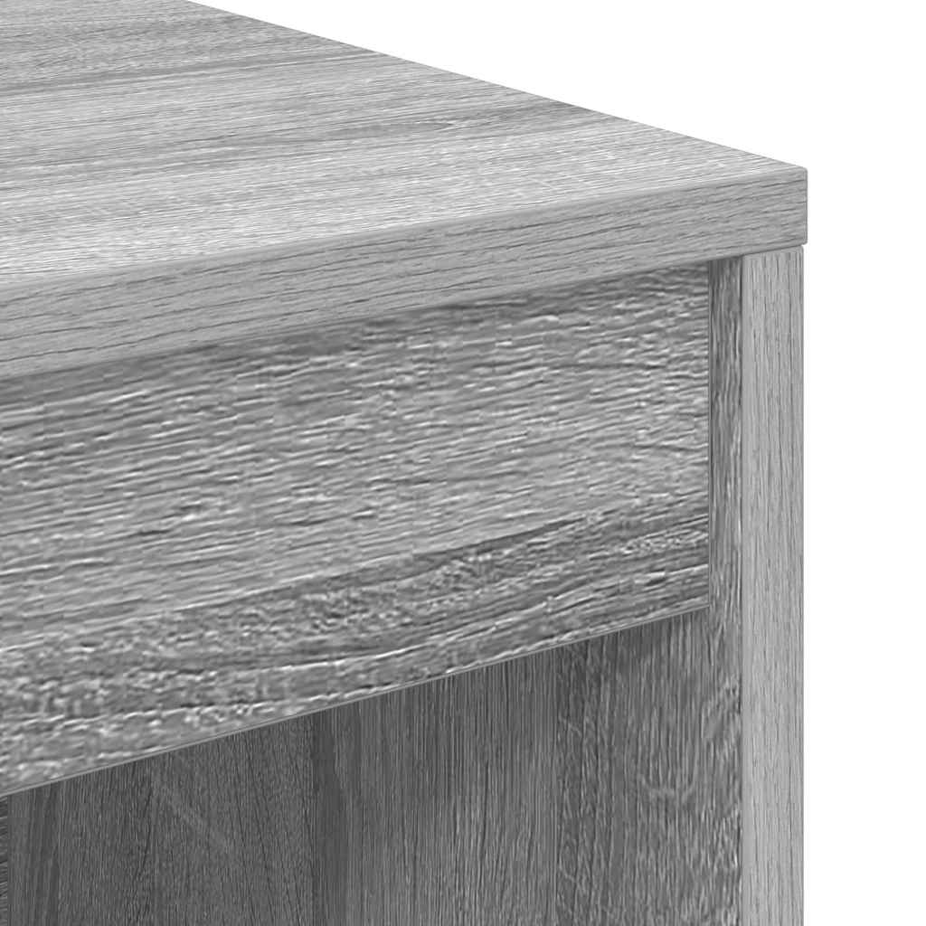 Databord Grå Sonoma MDF 100 x 40 x 76 cm Enkelt Databord