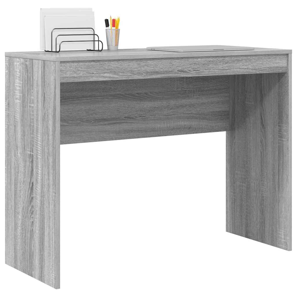Databord Grå Sonoma MDF 100 x 40 x 76 cm Enkelt Databord