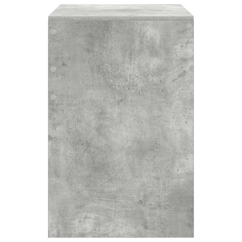 Databord Betonggrå MDF-plater 90 x 50 x 76 cm Databord