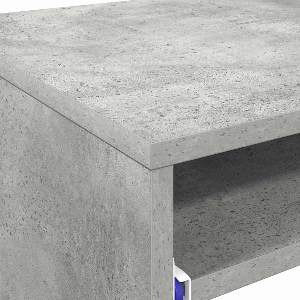 Databord Betonggrå Sponplate Betongbord Rektangulær Moderne
