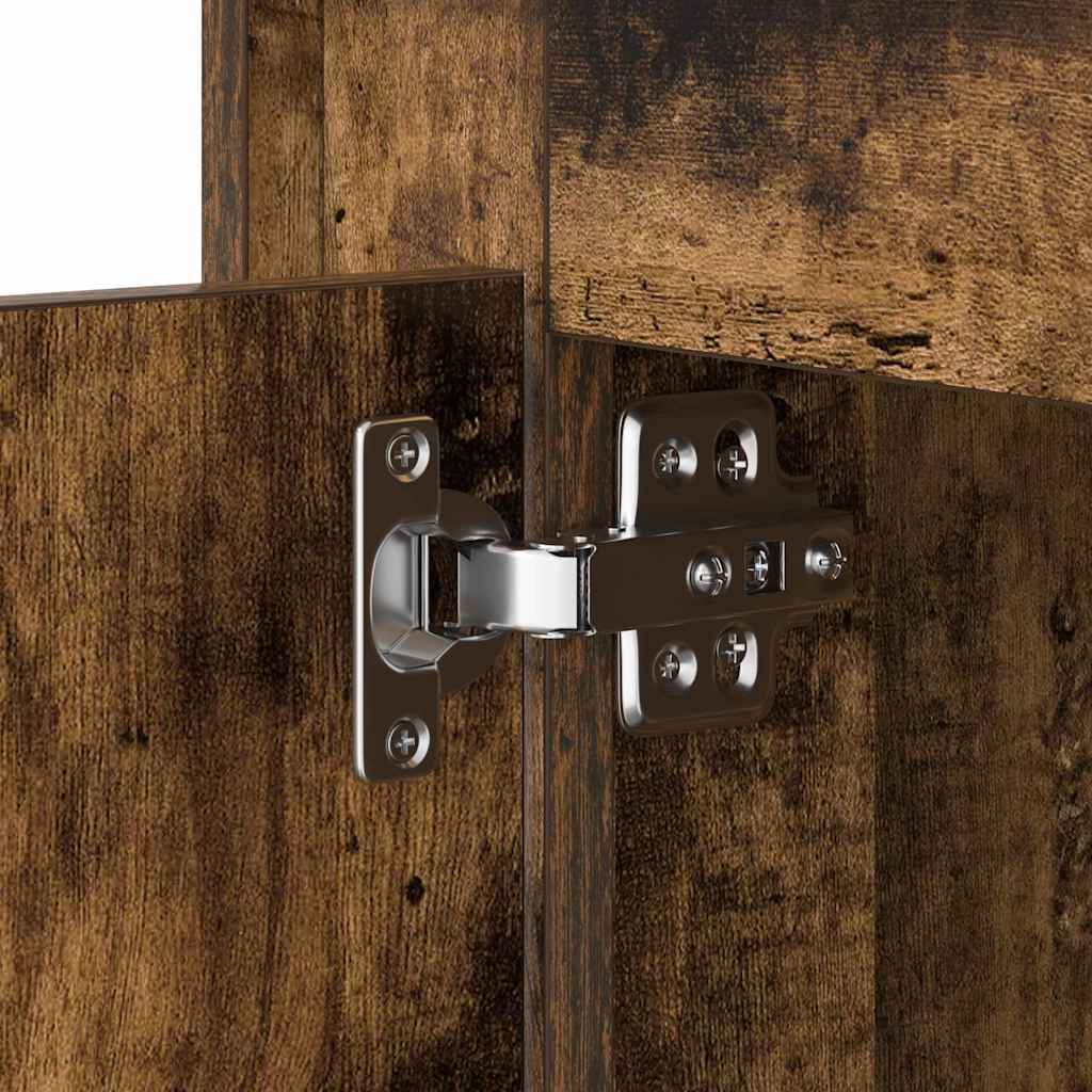 Nattbordskap med Røkt eik 44 x 34,5 x 45 cm Konstruert tre