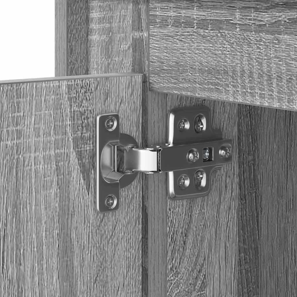 Nattbordskap med Grå 44 x 34,5 x 45 cm Konstruert tre