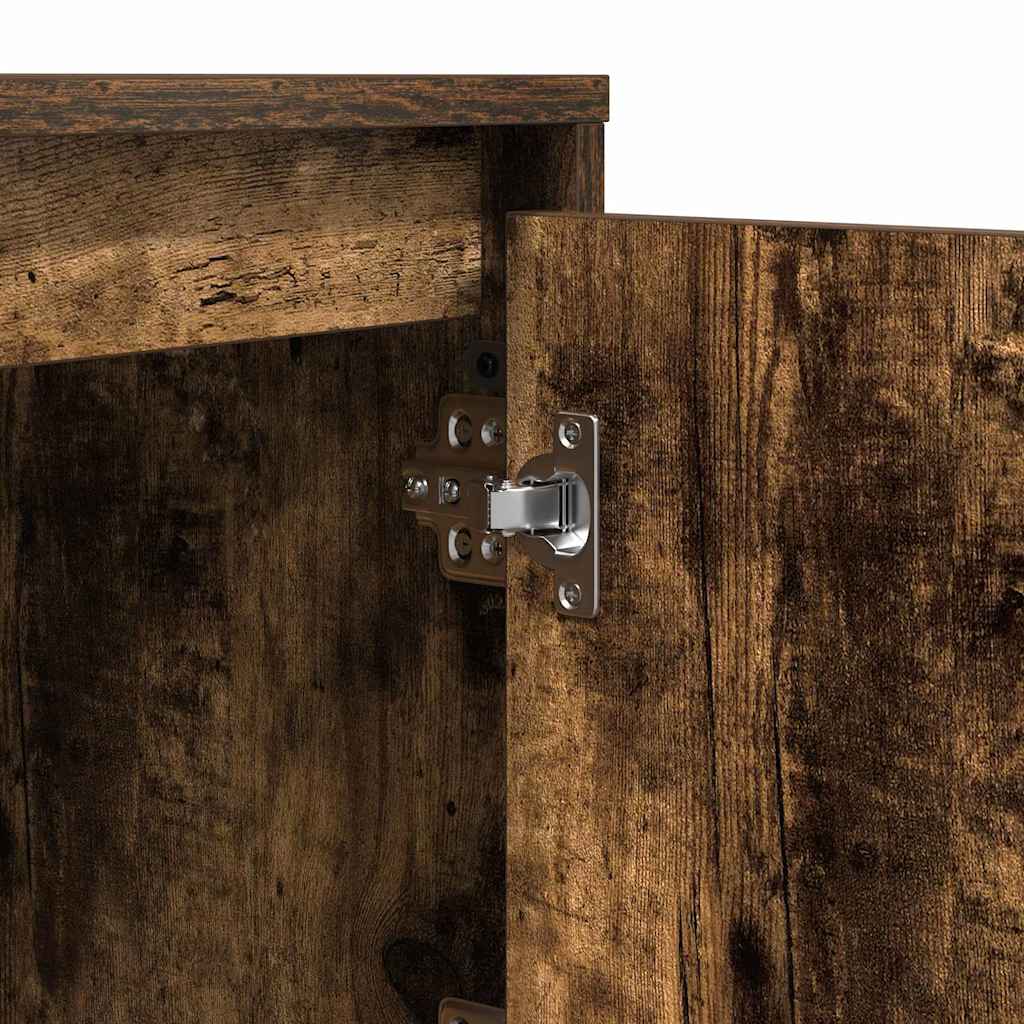 Nattbordskap med Røkt eik 39 x 34.5 x 50 cm Konstruert tre