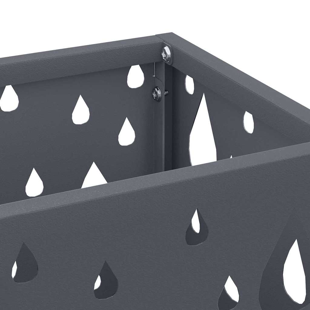 Parasollstativ Antrasitt 15,5 x 15,5 x 49 cm Metall