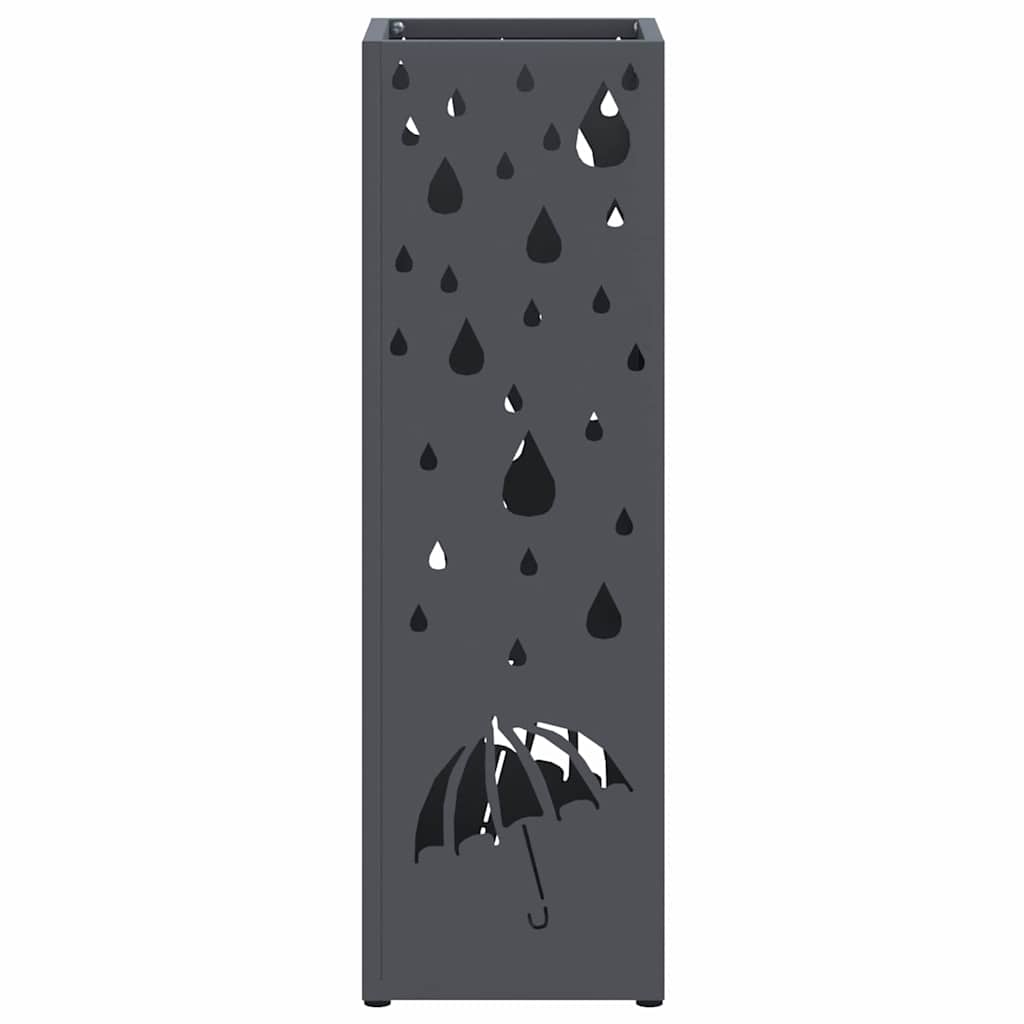 Parasollstativ Antrasitt 15,5 x 15,5 x 49 cm Metall