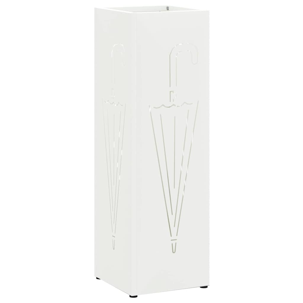 Parasollstativ Hvit 15,5 x 15,5 x 49 cm Metall