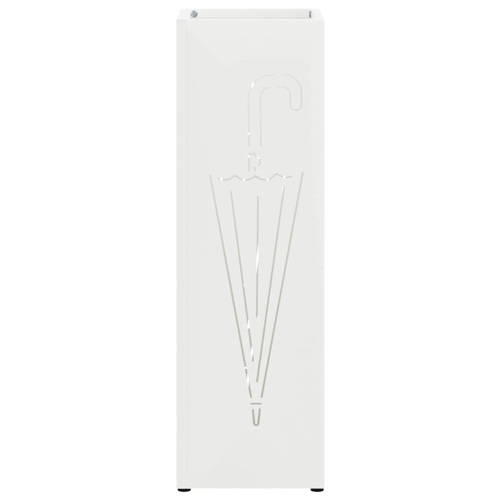 Parasollstativ Hvit 15,5 x 15,5 x 49 cm Metall