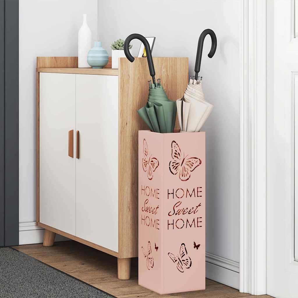 Parasollstativ Rosa 15,5 x 15,5 x 49 cm Metall