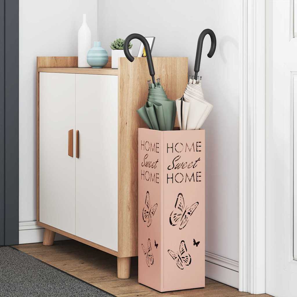 Parasollstativ Rosa 15,5 x 15,5 x 49 cm Metall