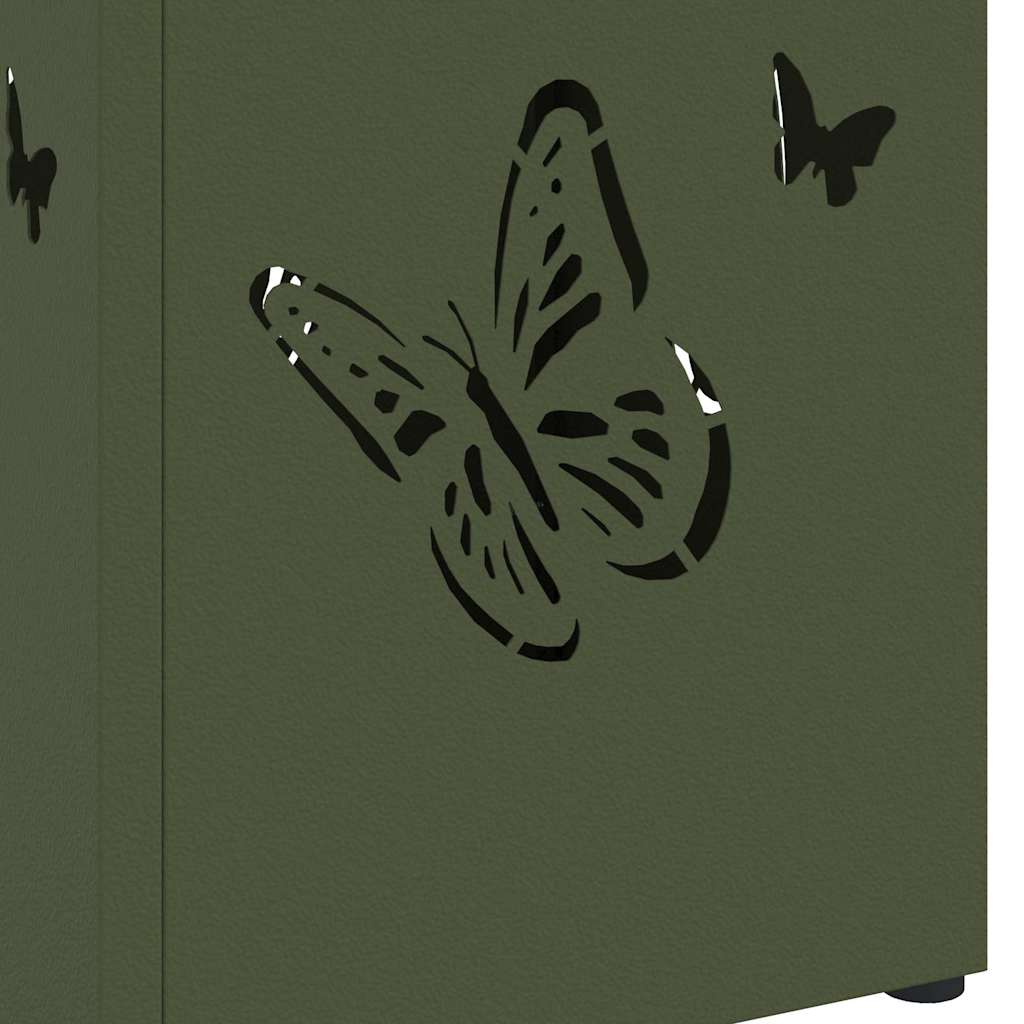 Parasollstativ Olivengrønn 15,5 x 15,5 x 49 cm Stål