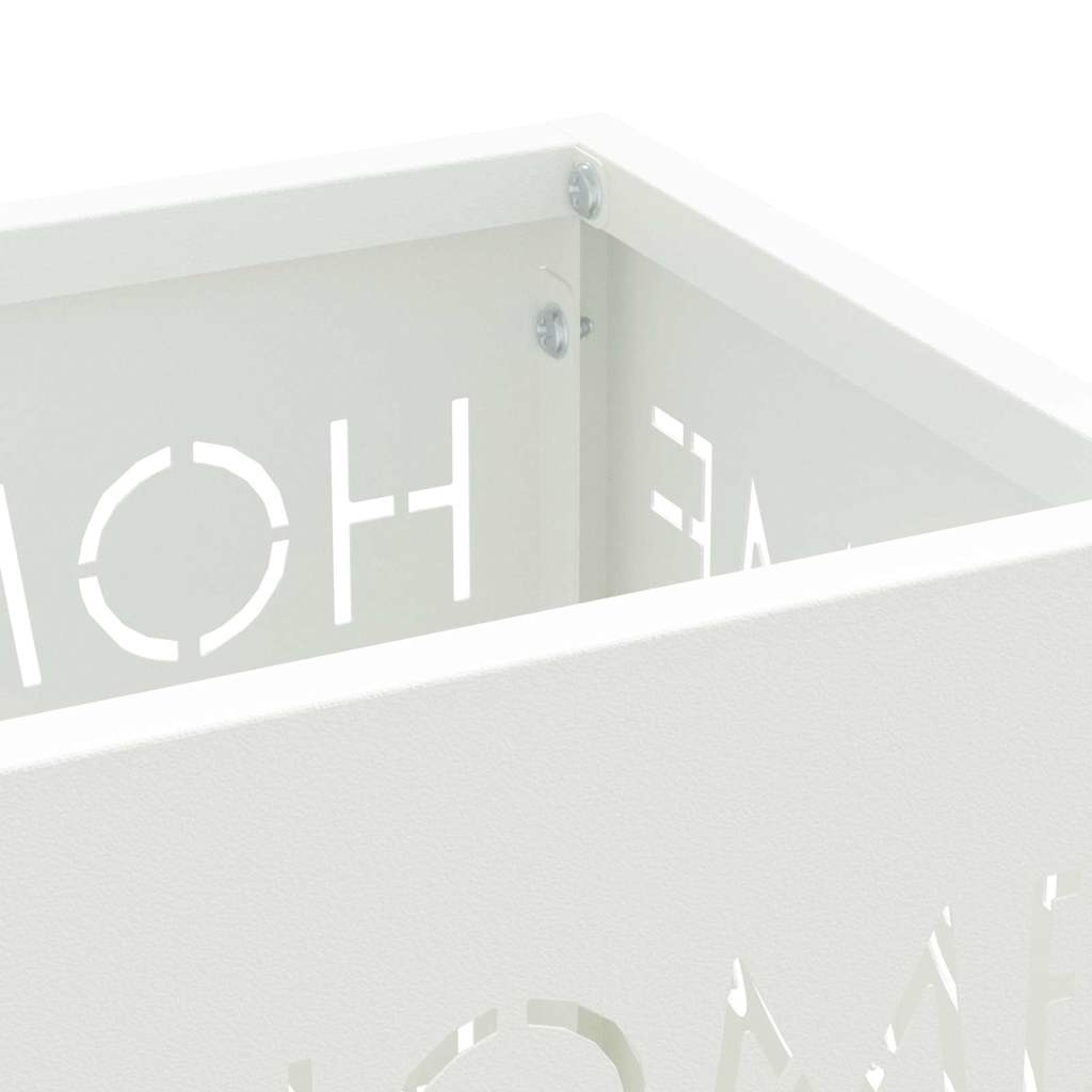 Parasollstativ Hvit 15,5 x 15,5 x 49 cm Metall