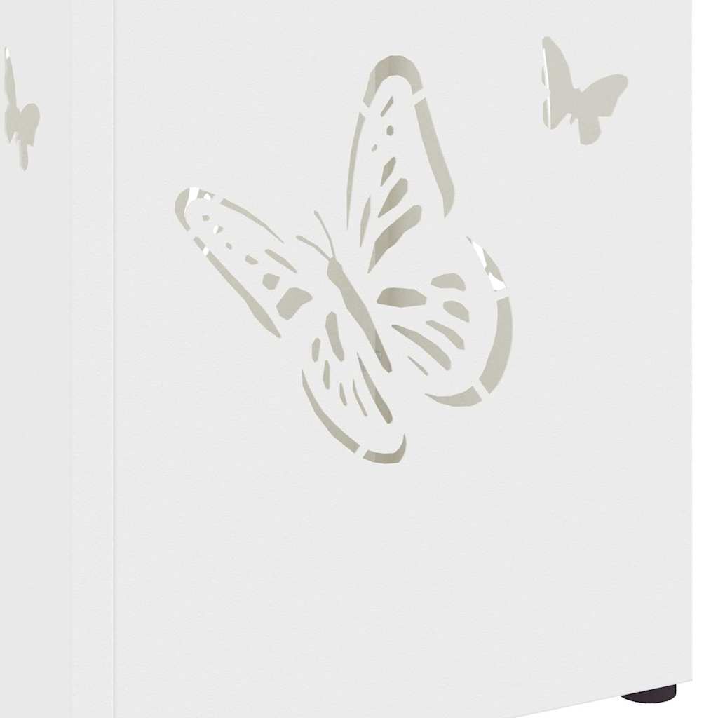 Parasollstativ Hvit 15,5 x 15,5 x 49 cm Metall