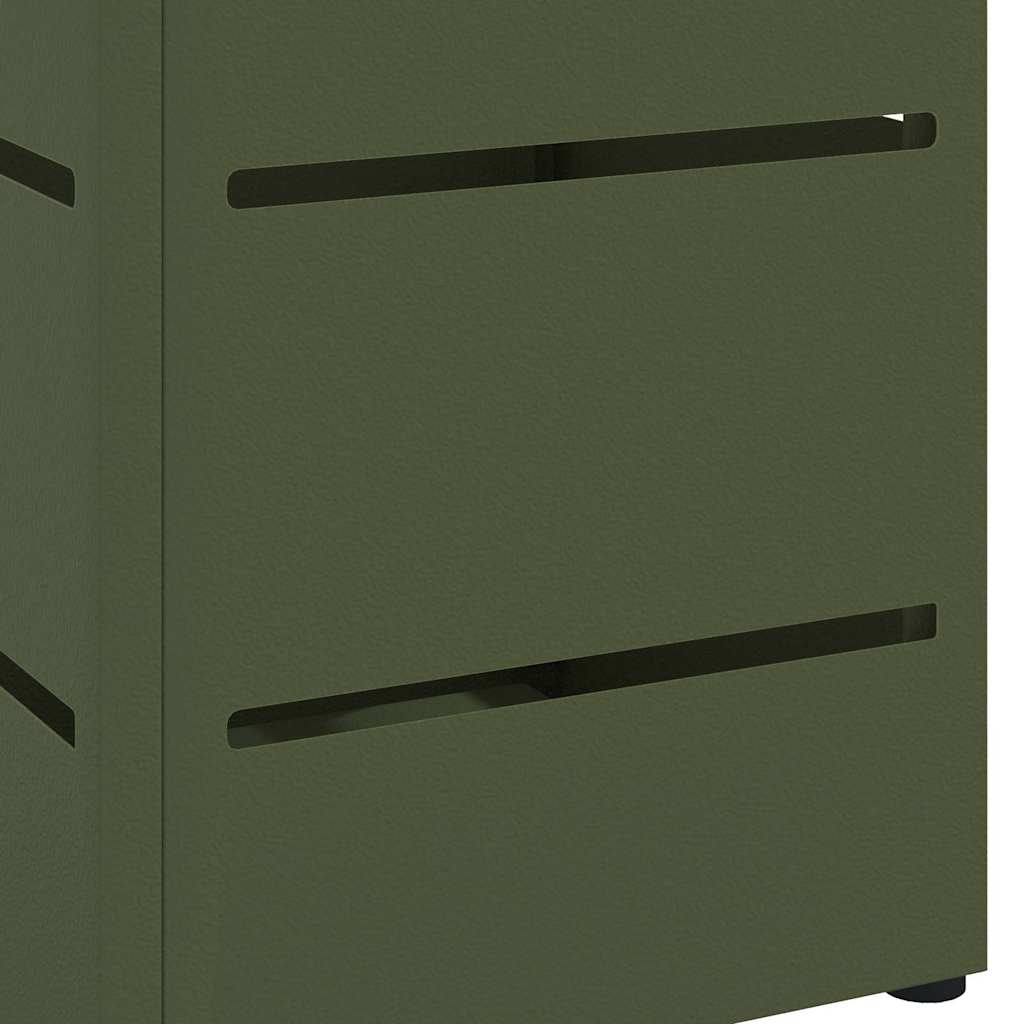 Parasollstativ Olivengrønn 15,5 x 15,5 x 49 cm Metall