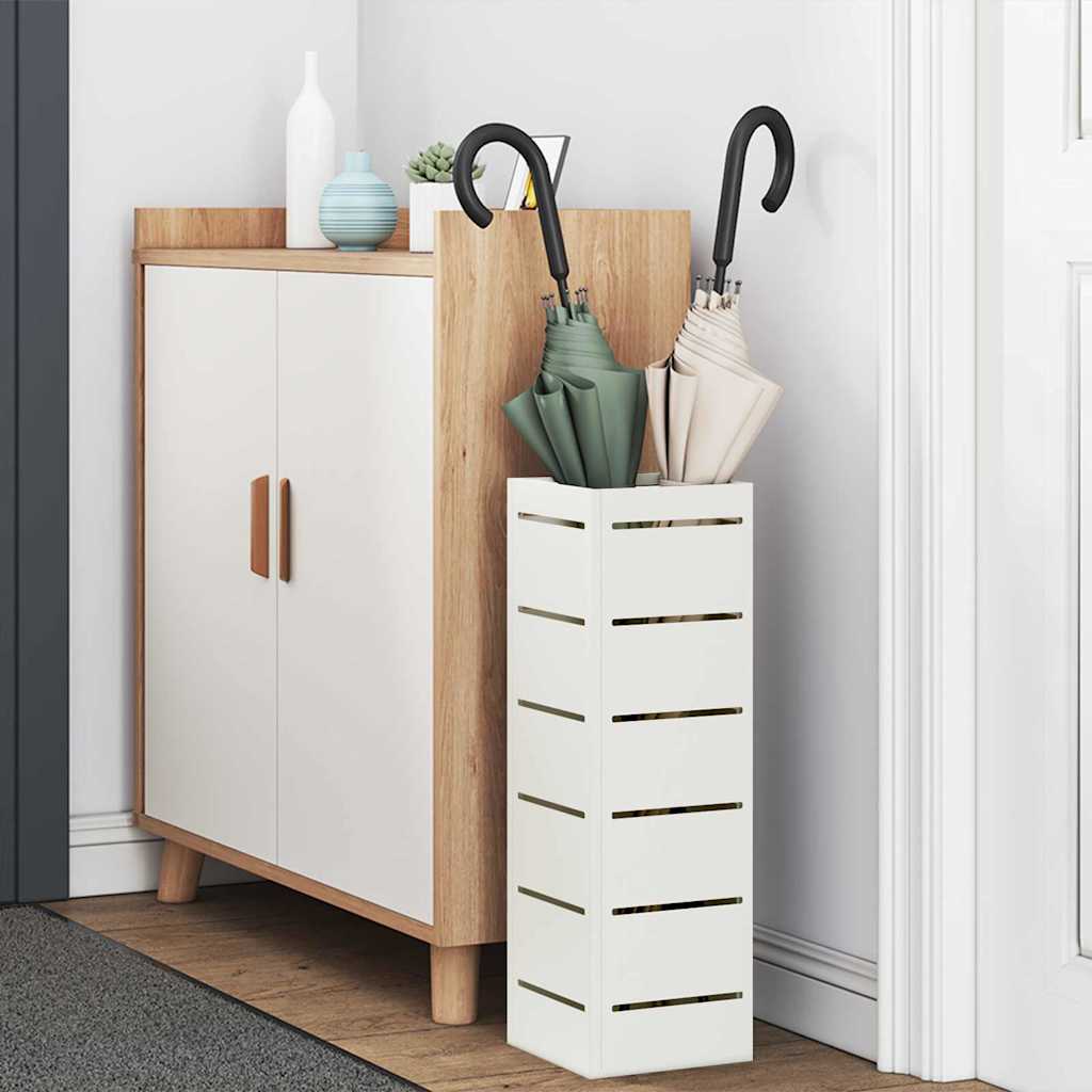 Parasollstativ Hvit 15,5 x 15,5 x 49 cm Metall