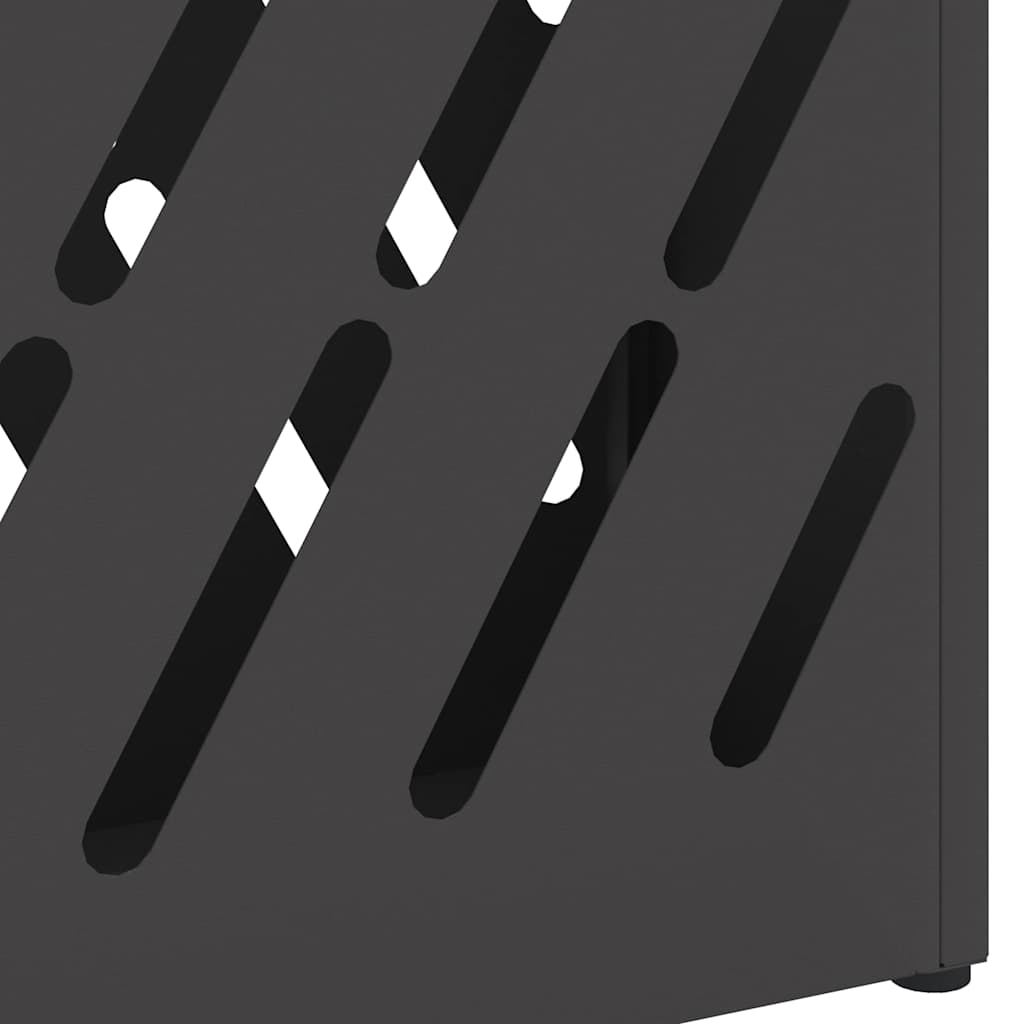 Parasollstativ med lagring Svart 28 x 12 x 41 cm Metall