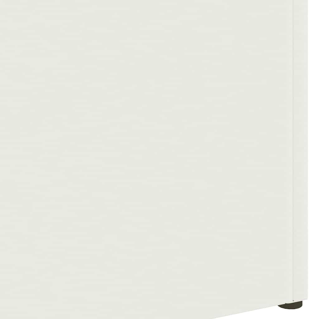 Parasollstativ med lagring Hvit 28 x 12 x 41 cm Metall