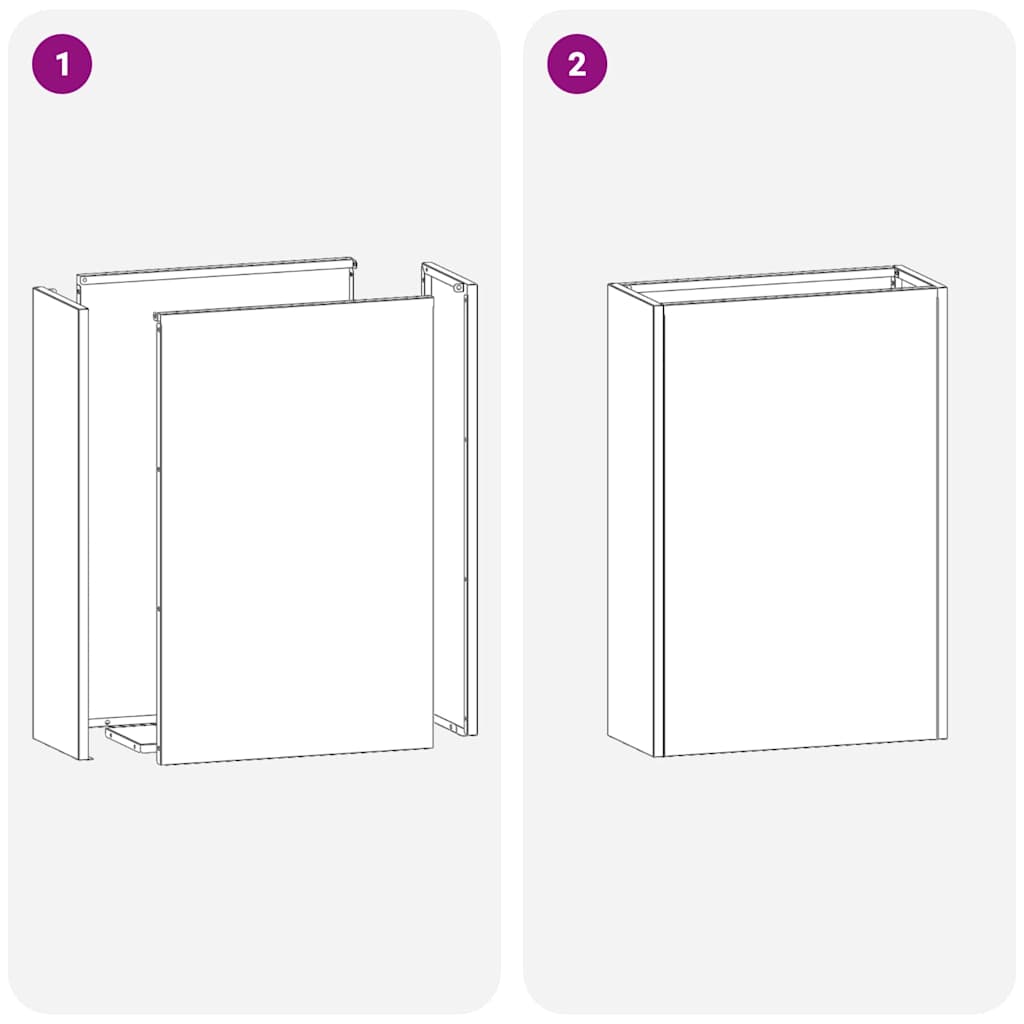 Parasollstativ med lagring Hvit 28 x 12 x 41 cm Metall