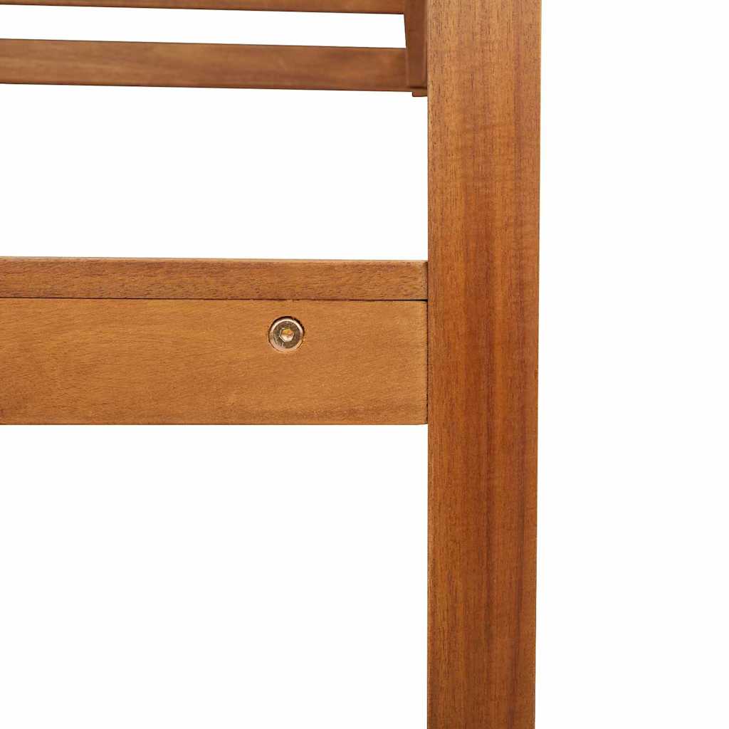 Hage Stol 2 pcs Brun 50 x 50 x 91cm Massivt akasietre