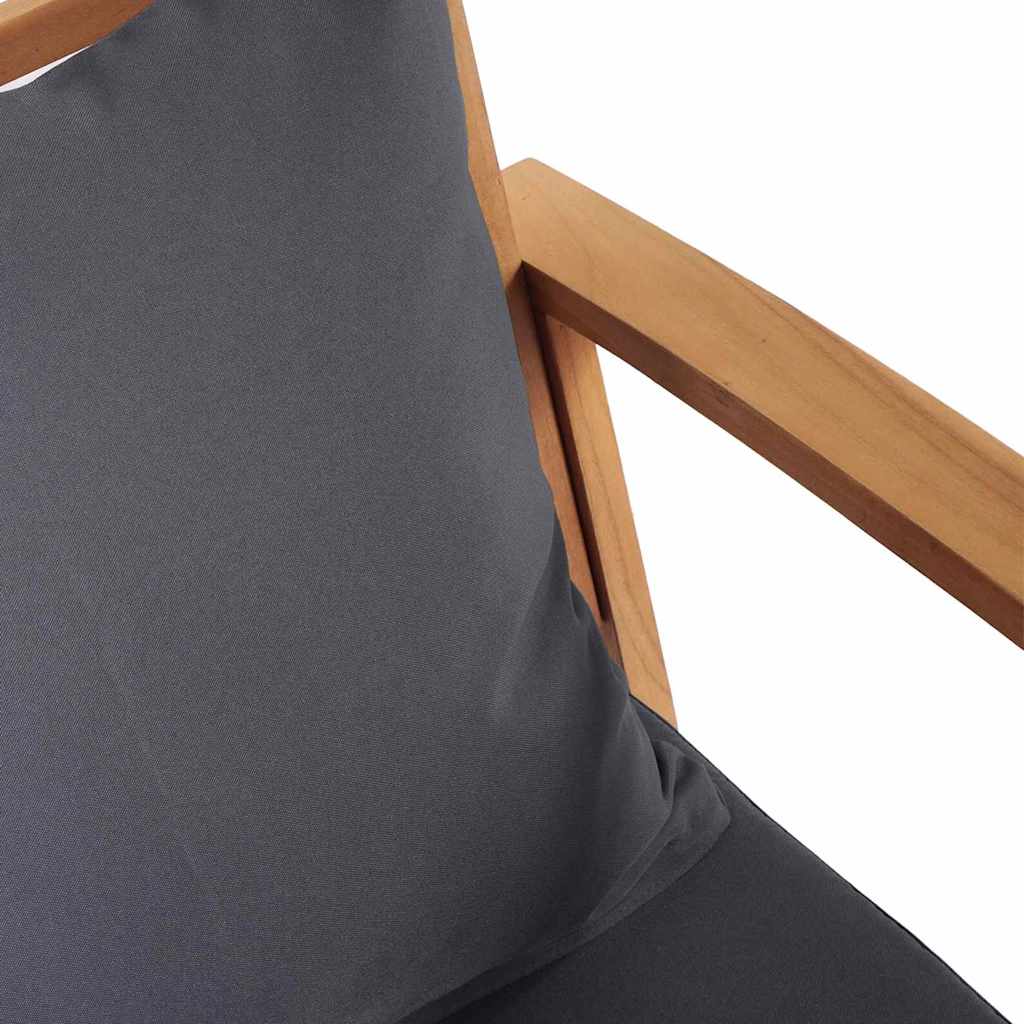 Hagesofa Set 2 pcs Brun Solid teaktre