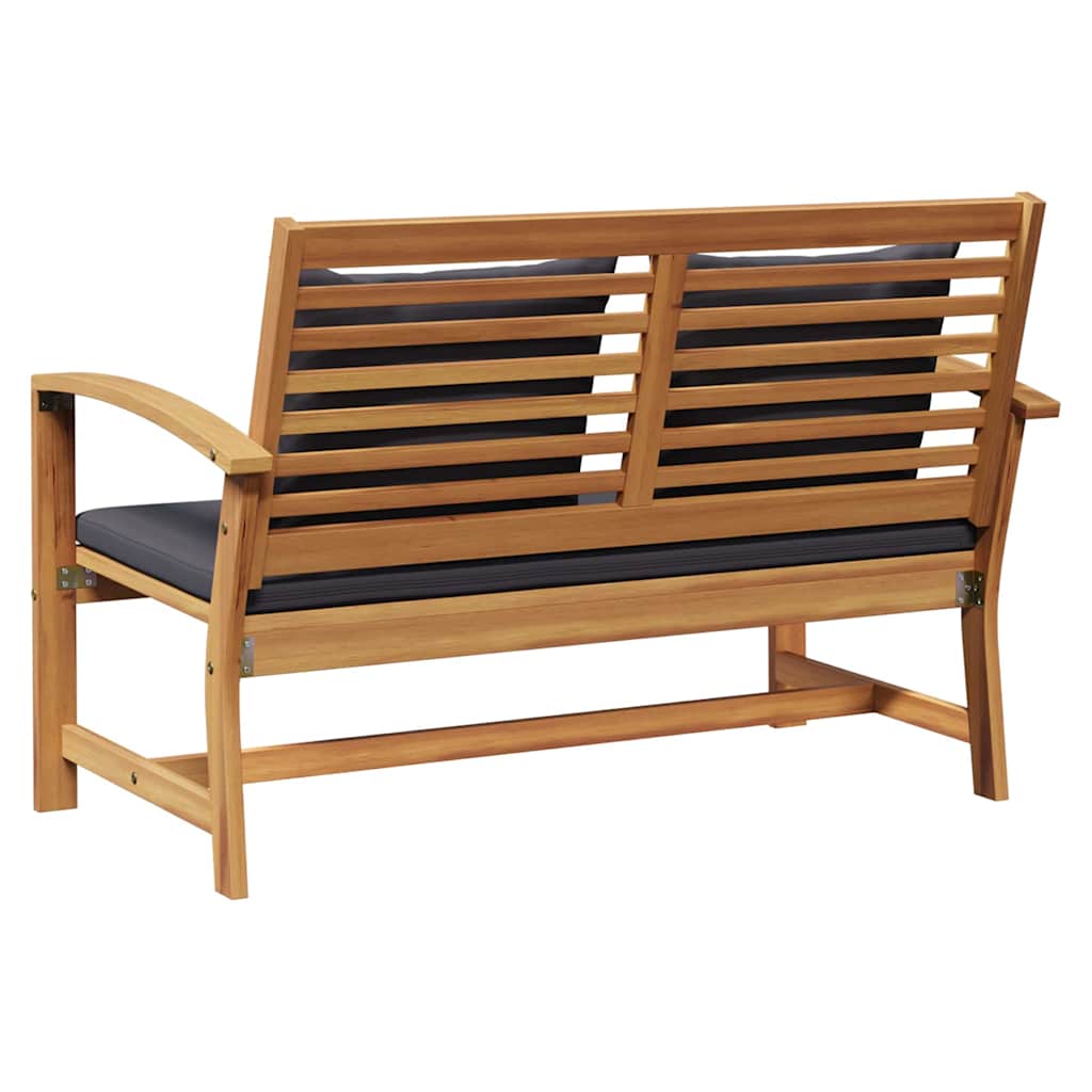 Hagesofa Set 2 pcs Brun Solid teaktre