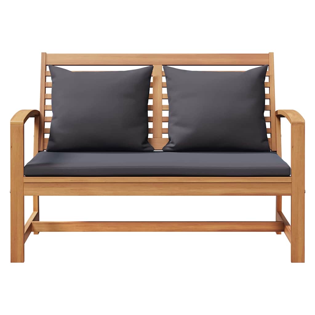 Hagesofa Set 2 pcs Brun Solid teaktre