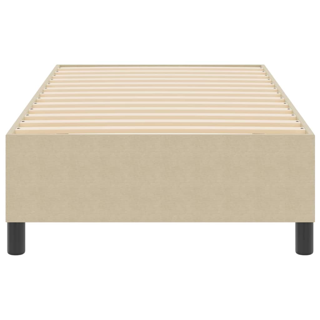 Box Spring Seng Lys Grønn Grå 80x200 cm Cordfløyel