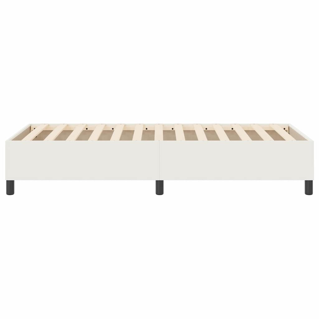 Box Spring Seng Krem 100x200 cm Corduroy Stoff