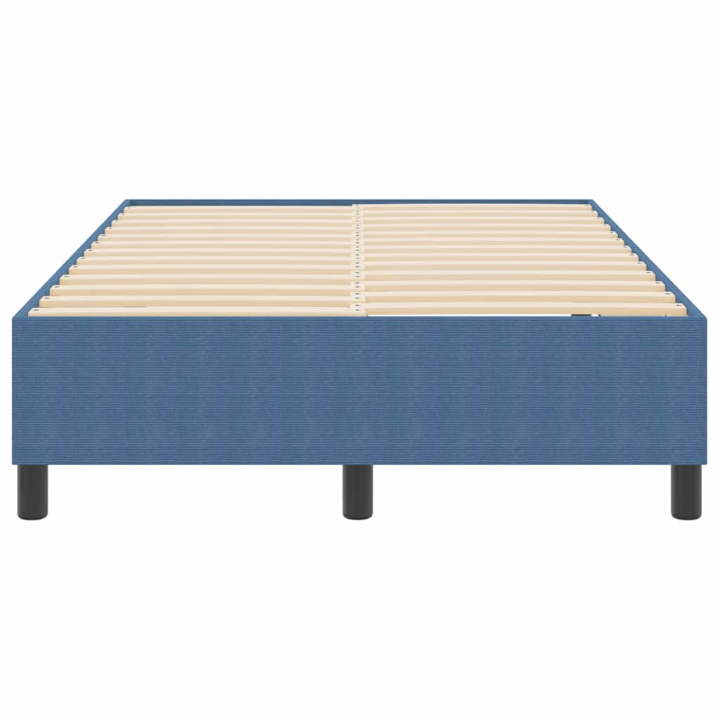 Box Spring Seng Blå 120x200 cm Cordfløyel