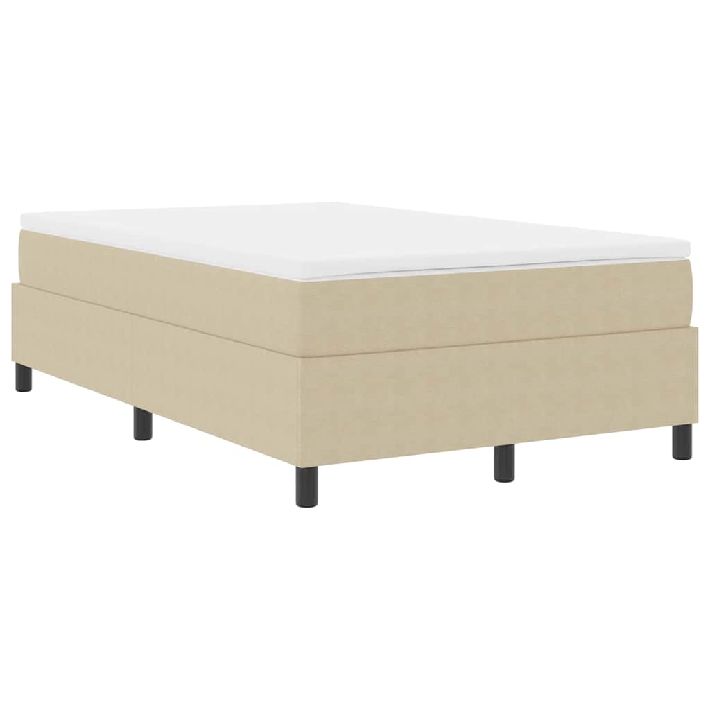 Box Spring Seng Lys Grønn Grå 120x200 cm Cordfløyel