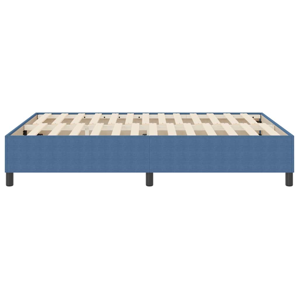 Box Spring Seng Blå 140x200 cm Cordfløyel