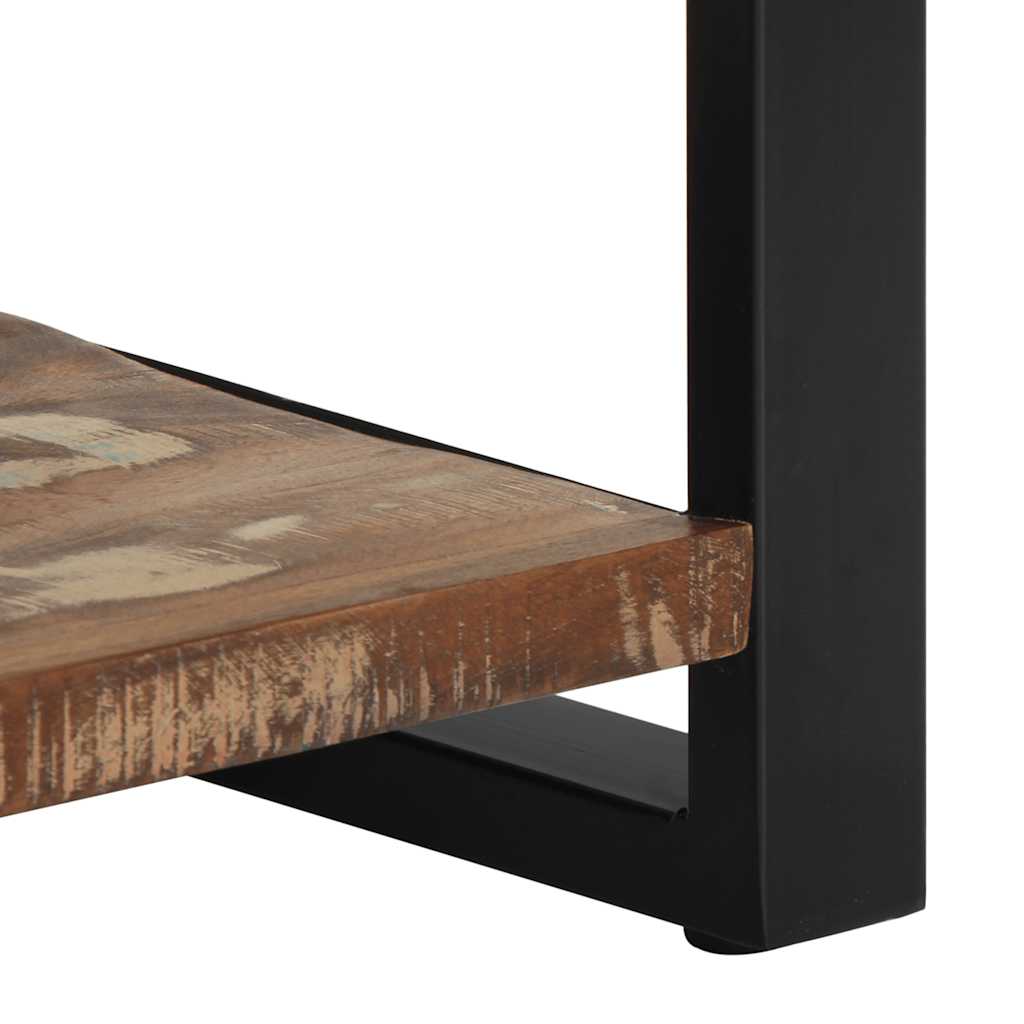 Konsollbord flerfarget 100x35x75 cm gjenvunnet heltre