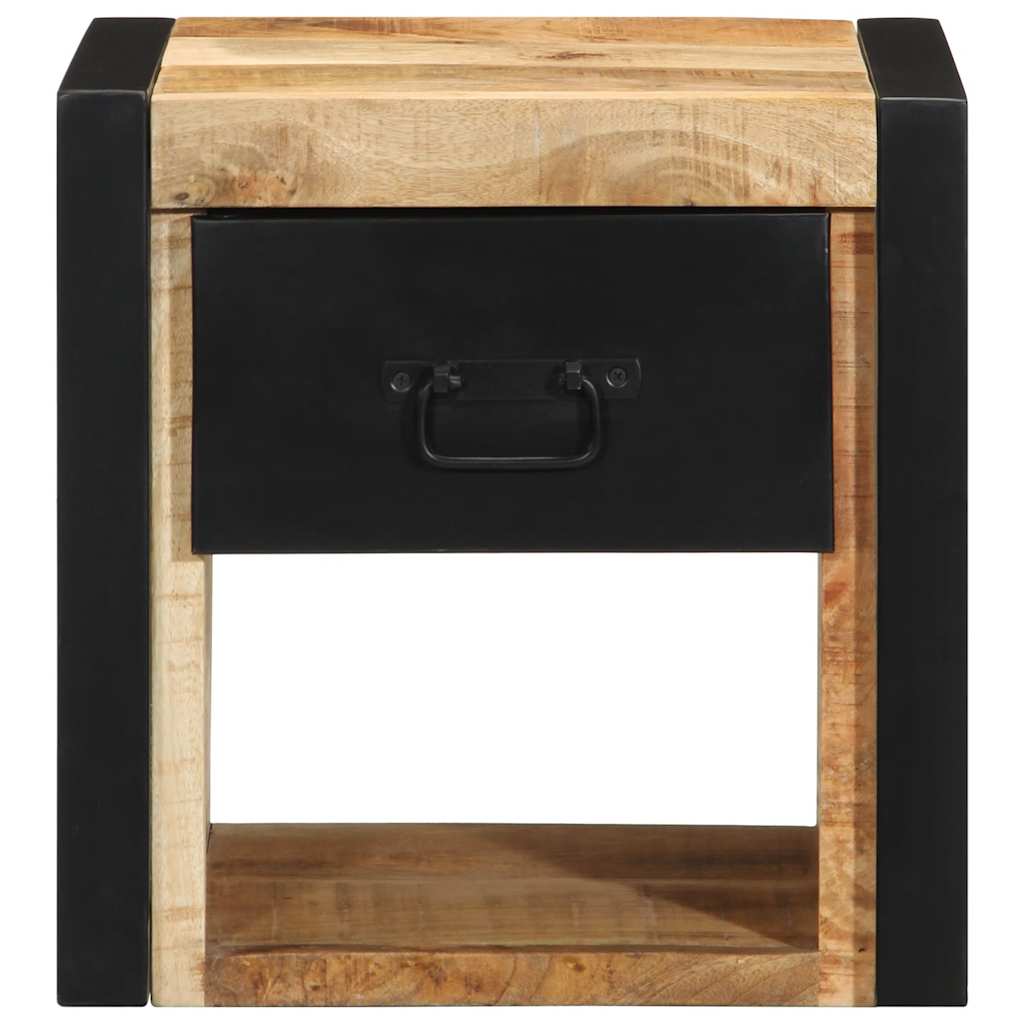 Nattbord 40x35x40 cm grovt heltre mangotre