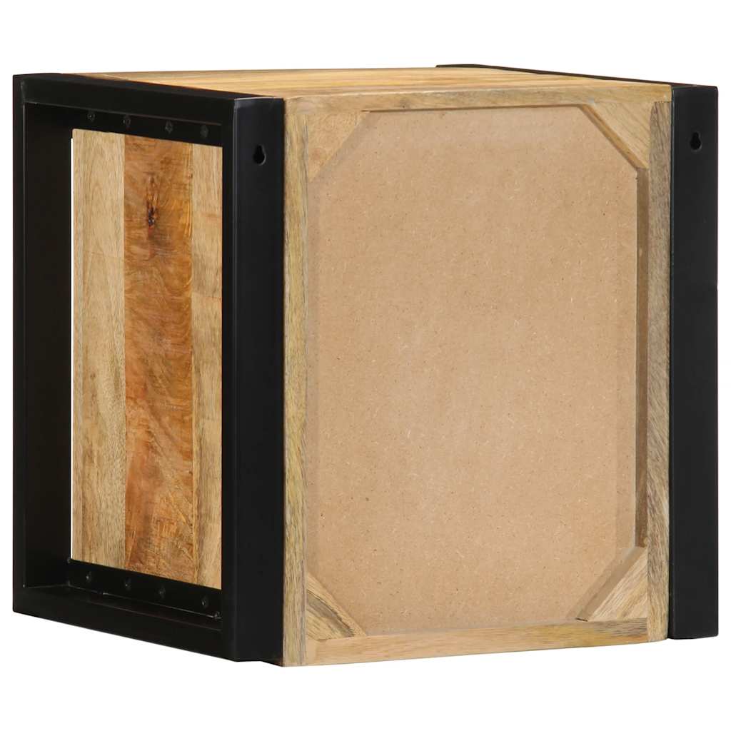 Nattbord 40x35x40 cm grovt heltre mangotre