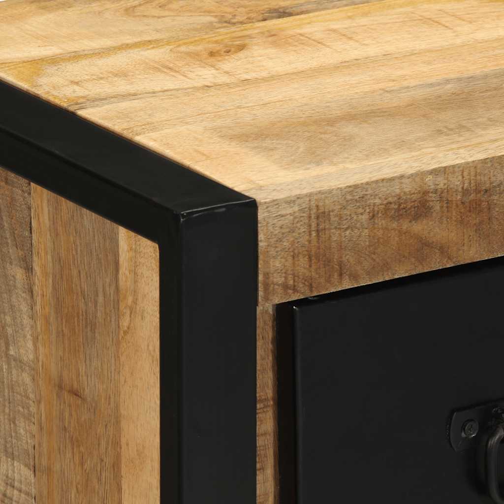 Nattbord 40x35x40 cm grovt heltre mangotre