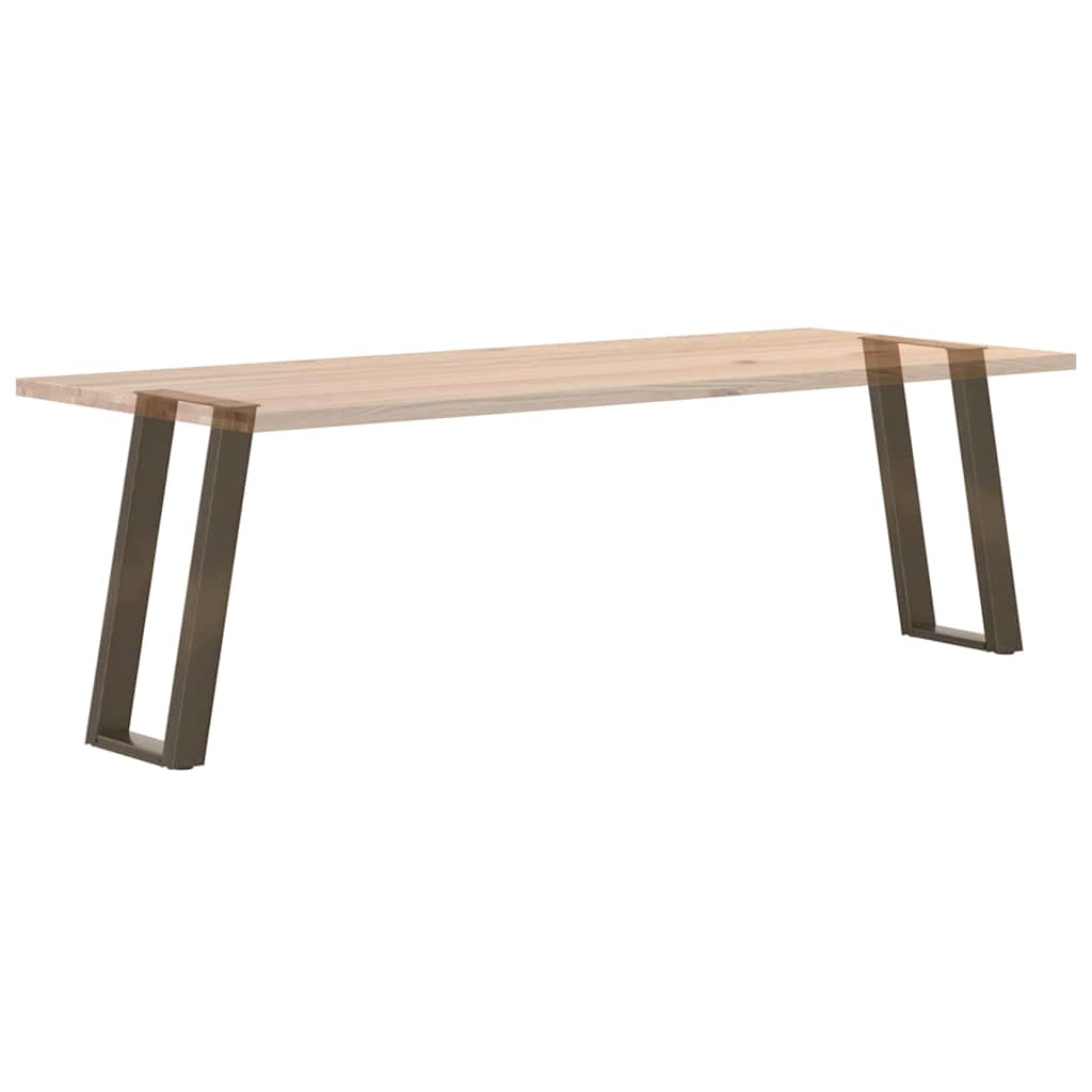 Konsollbordben U-formet 2 stk naturell 28x(72-73) cm stål