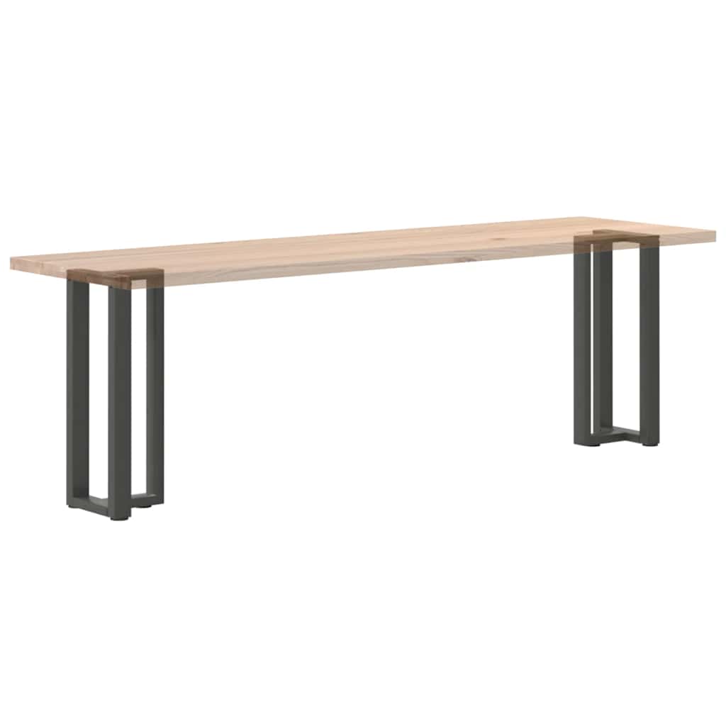 Konsollbordben T-formet 2 stk antrasitt 25x28x(72-73) cm stål