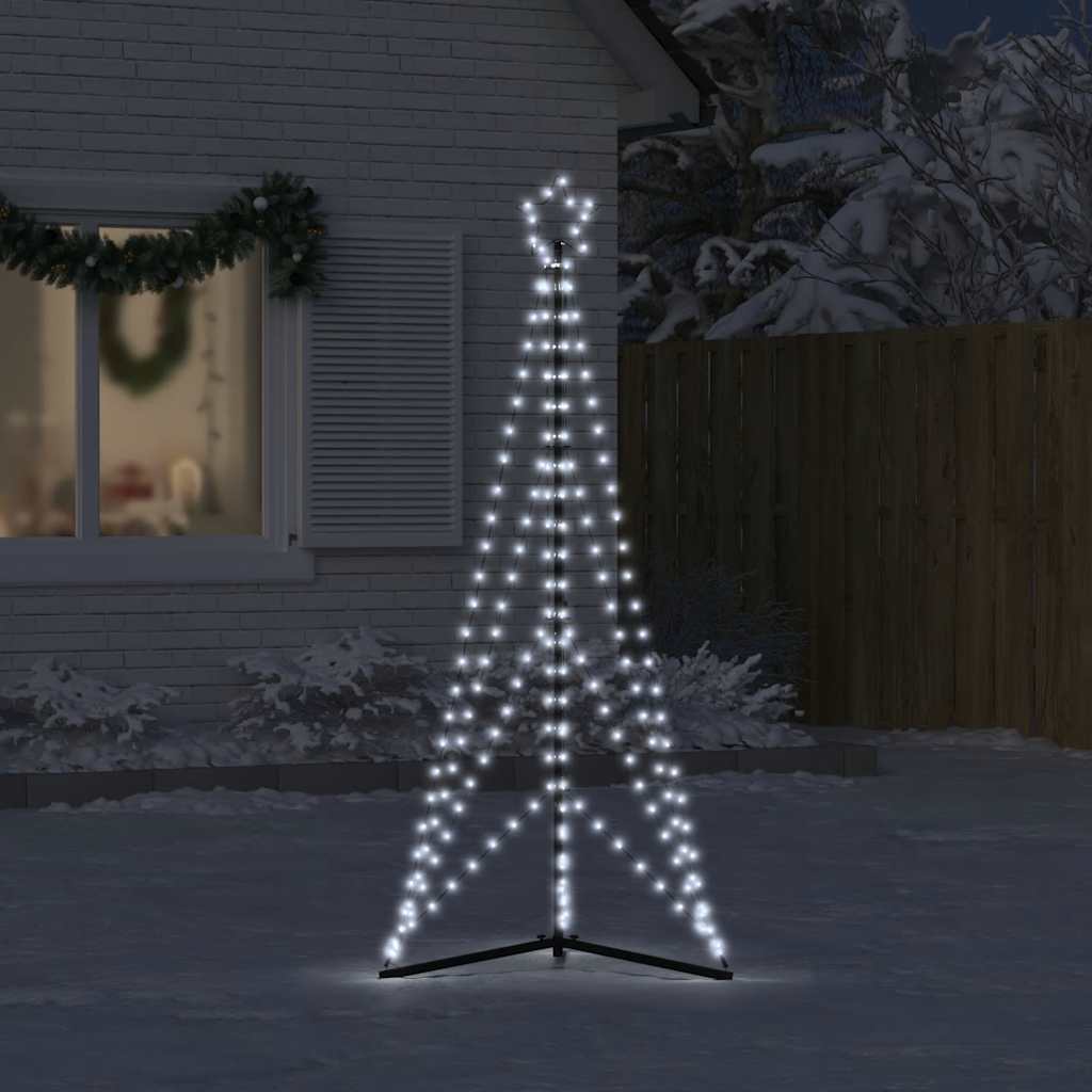LED Juletre 363 LEDs Kald Hvit 182 cm