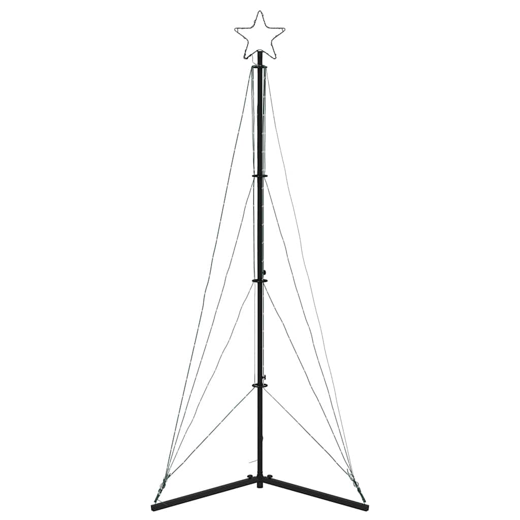 LED Juletre 363 LEDs Kald Hvit 182 cm