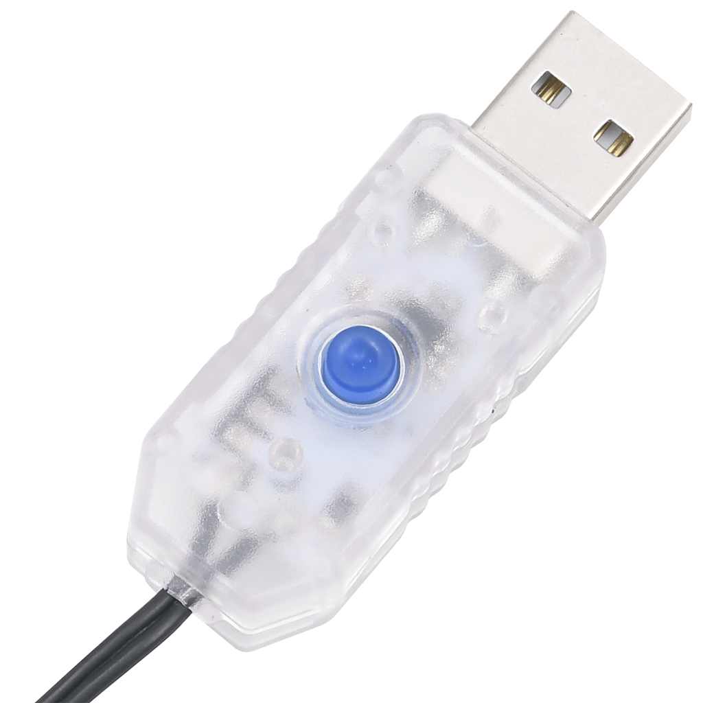 LED Juletre 363 LEDs Kald Hvit 182 cm