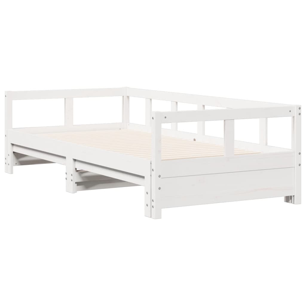 Dagseng uten madrass hvit 90x190 cm heltre furu