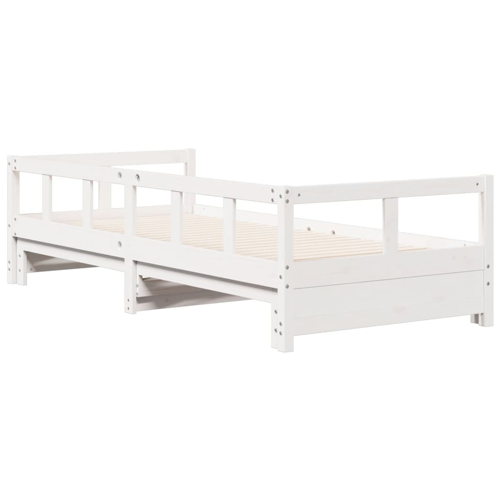 Dagseng uten madrass hvit 90x190 cm heltre furu