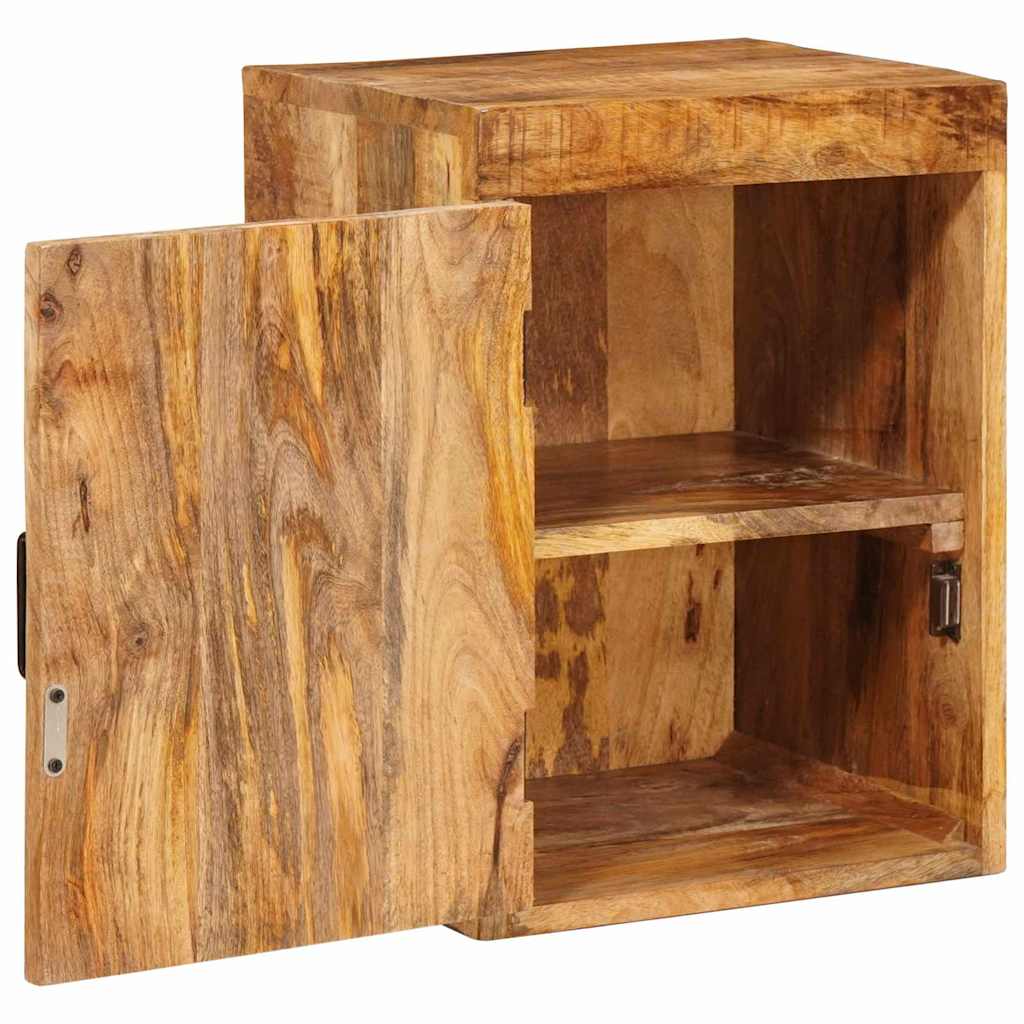 Nattbord 2 pcs Brun 35 x 33 x 48 cm Massiv mango tre