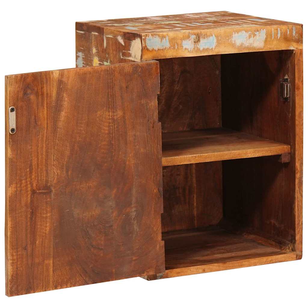Nattbord 2 pcs Brun 35 x 33 x 48 cm Massiv Rektivert Tre
