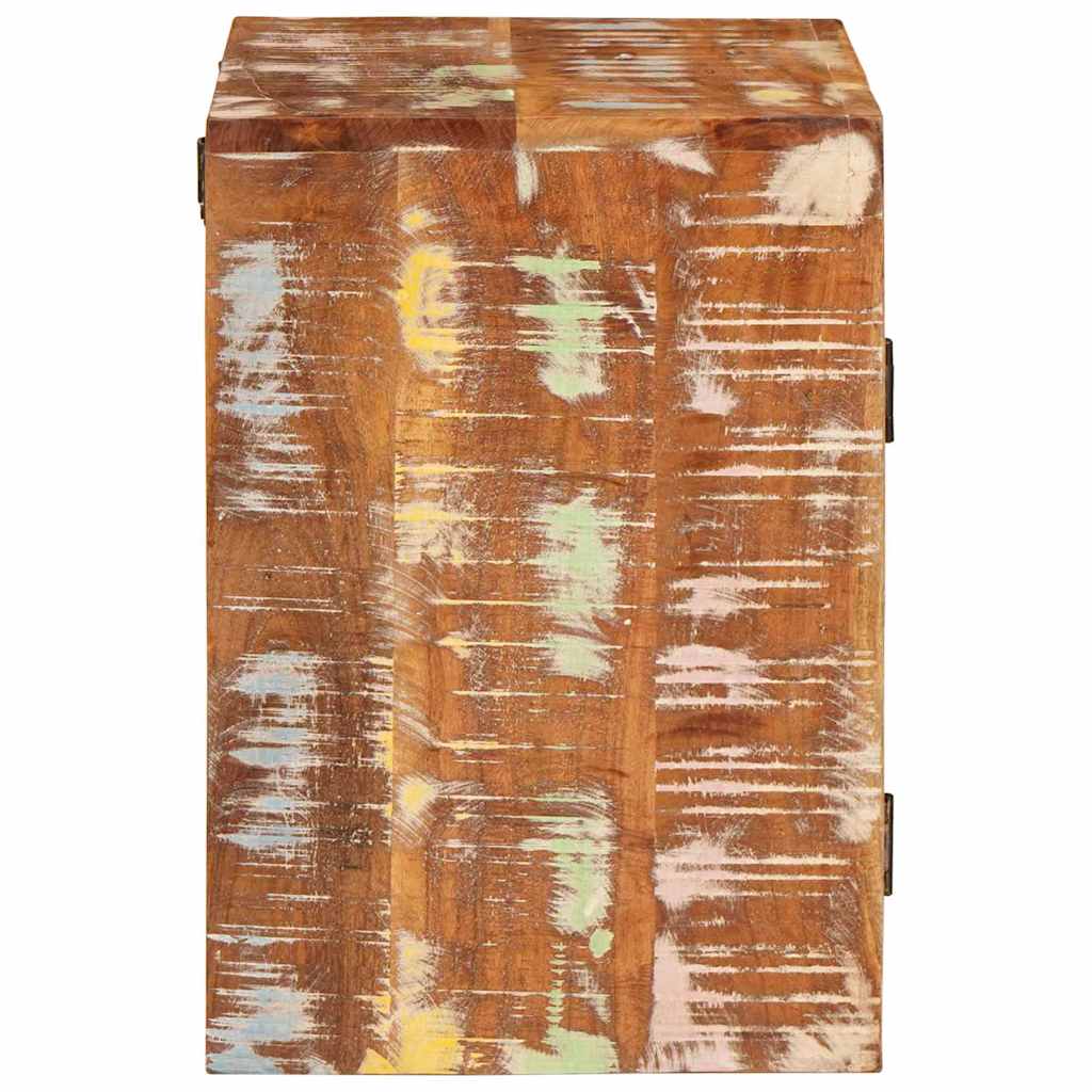 Nattbord 2 pcs Brun 35 x 33 x 48 cm Massiv Rektivert Tre