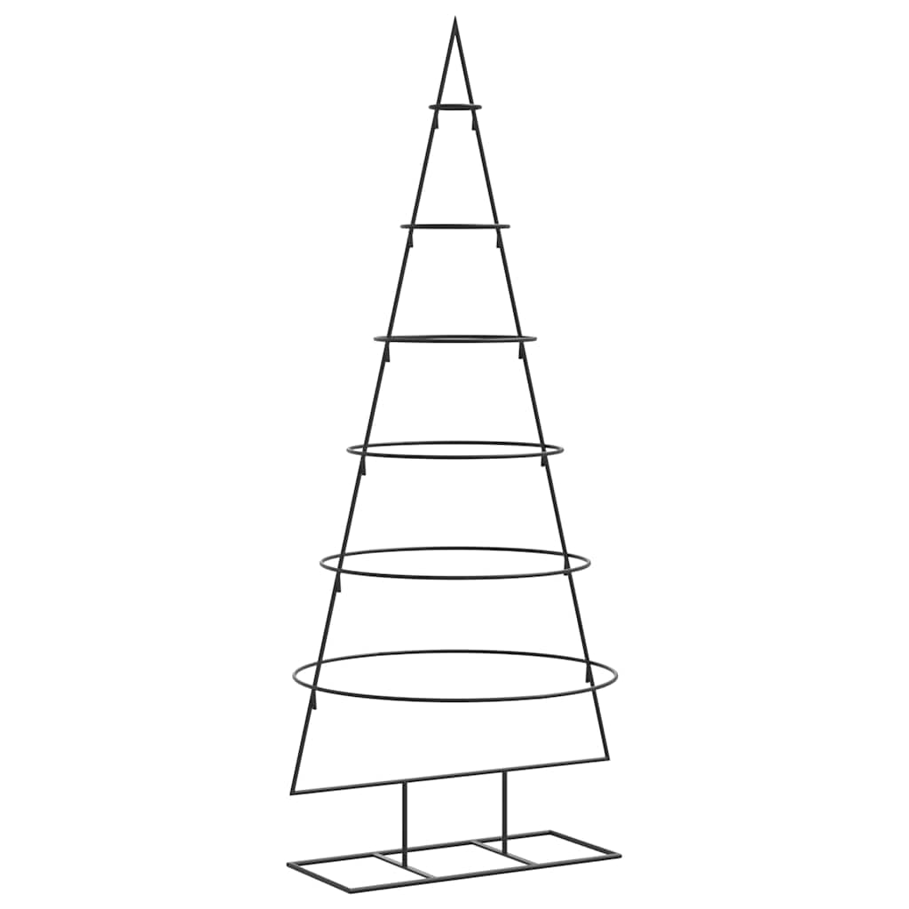 Juletre til dekorasjon metall svart 150 cm