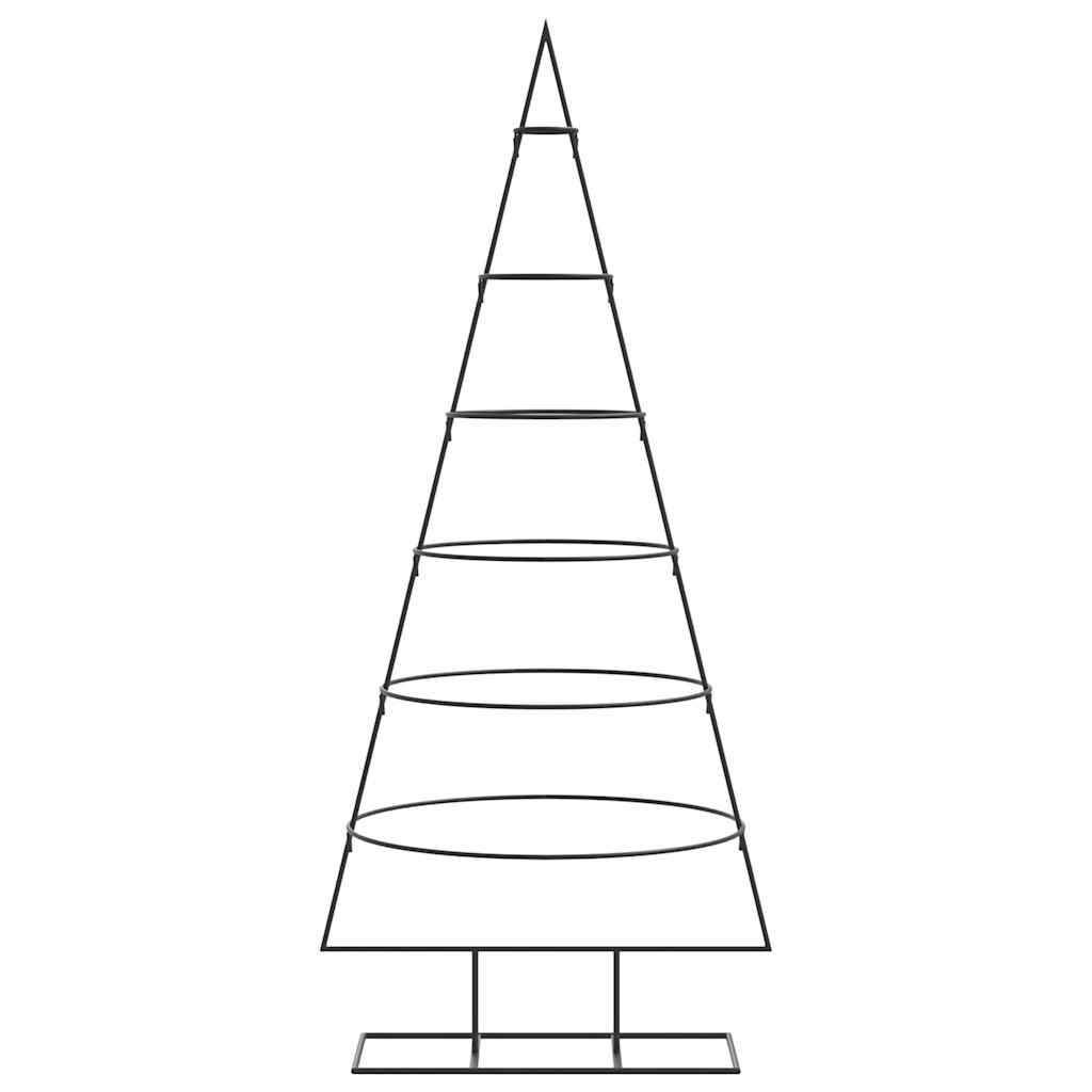 Juletre til dekorasjon metall svart 150 cm
