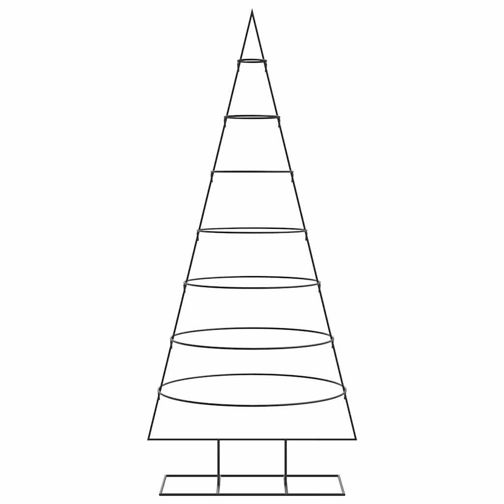 Juletre til dekorasjon metall svart 180 cm