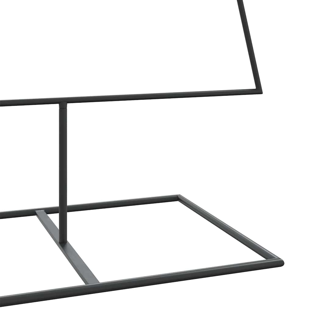 Juletre til dekorasjon metall svart 180 cm