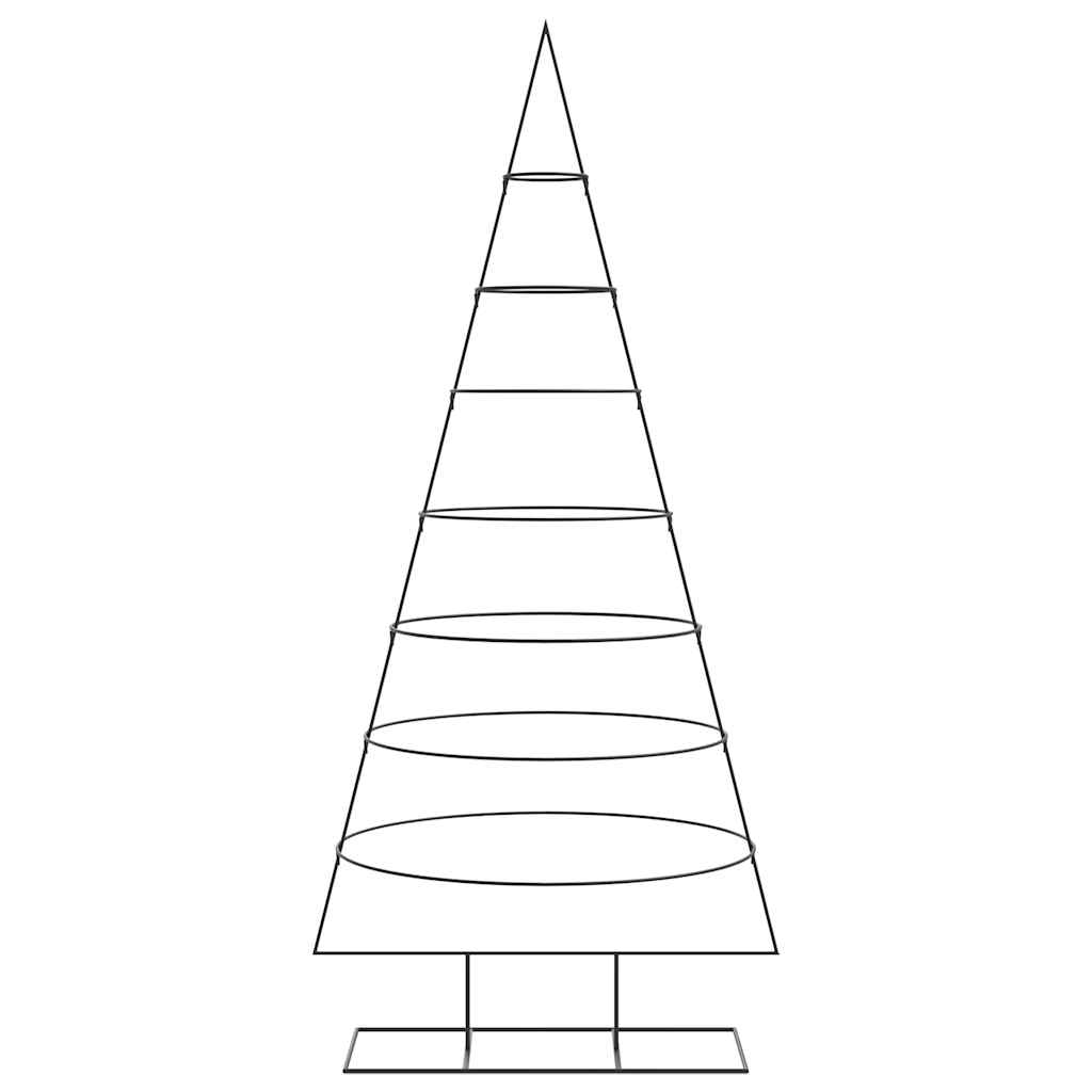 Juletre til dekorasjon metall svart 210 cm