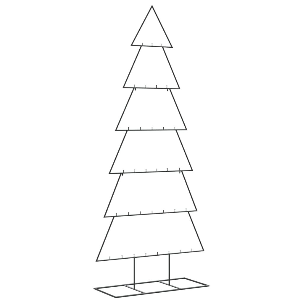 Juletre til dekorasjon metall svart 180 cm